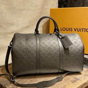 Louis Vuitton Keepall 50 Monogram Shadow Leather